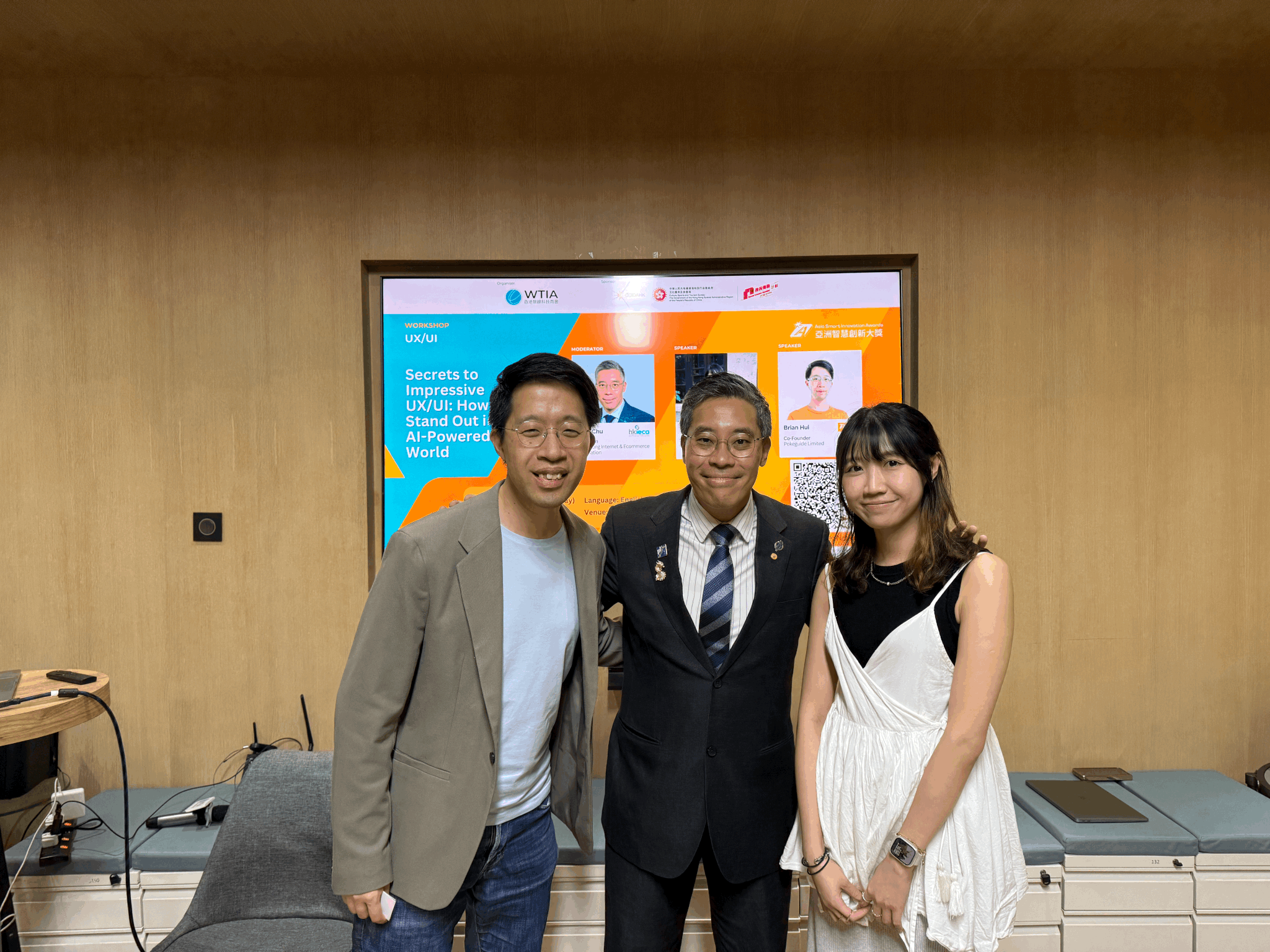 Grateful to the WTIA for inviting our Senior UX/UI Designer, Vikki Chan, to speak at the Asia Smart Innovation Awards workshop.